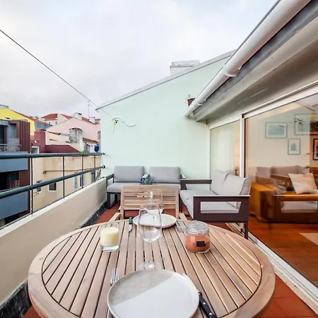 Charming 1br With Terrace Views Of Bridge | By Airnest * Lisbon